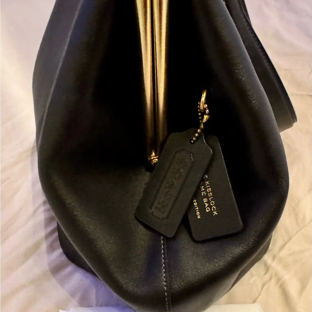 Coach Oversized Kisslock Bag - Picture 5 of 9